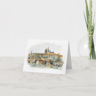Det Prague slottet noterar kortet Kort