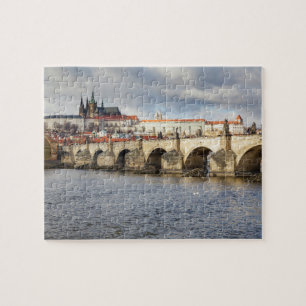 Det Prague slottet och Charles överbryggar Pussel