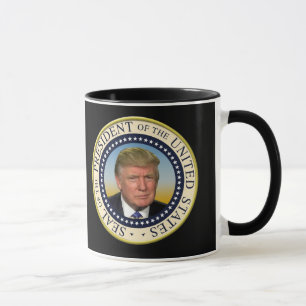 Det presidents- presidenttrumffotoet förseglar mugg
