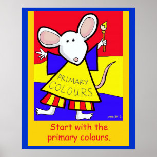 Det primära Färgen Poster