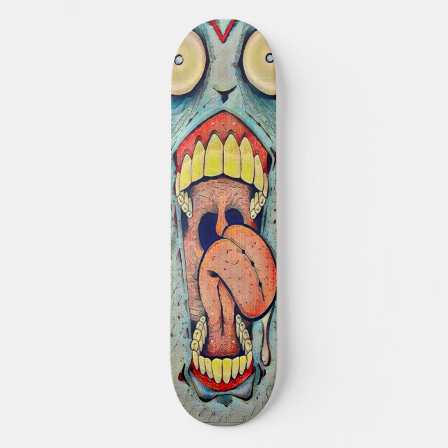 Det Pro inslag för blixtjackmadmanen parkerar Old School Skateboard Bräda 18 Cm (Framsida)