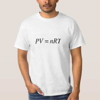 Det PV=nRT ideal gasar lagtshirten T-shirt