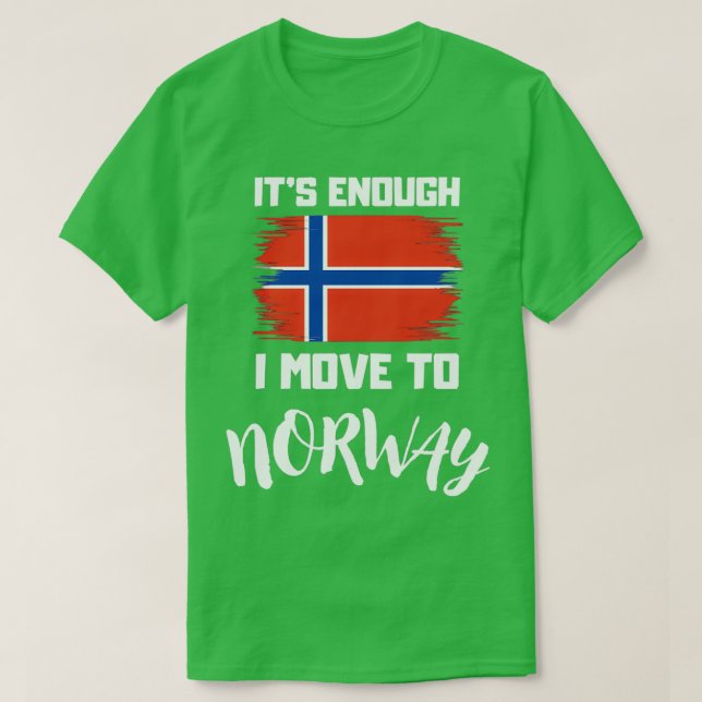 Det räcker för att jag ska gå till Norge T Shirt (Design framsida)