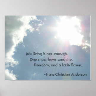 Det räcker inte att bara leva. poster