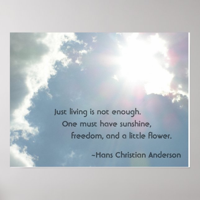 Det räcker inte att bara leva. poster (Framsidan)