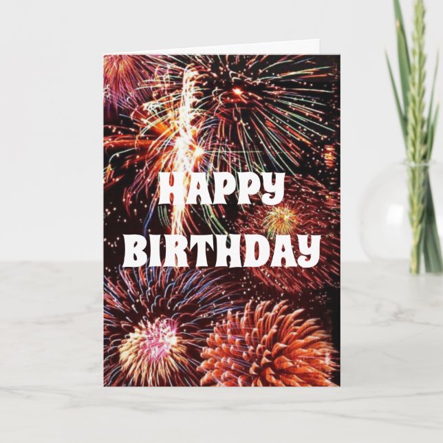 DET RÄCKER INTE MED ATT SÄGA GRATTIS PÅ FÖDELSEDAG KORT (Framsida)