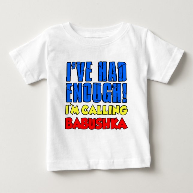 Det räcker med att kalla Babushka Tee (Framsida)