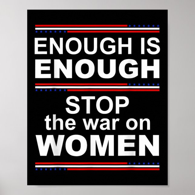 Det räcker med att stoppa Krigen om kvinnor Poster (Framsidan)