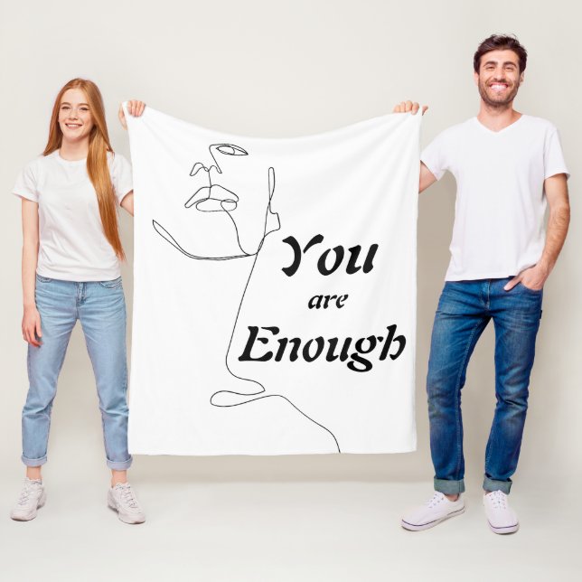 "Det räcker med Coola Motivational Fleece Blanket" (På plats)