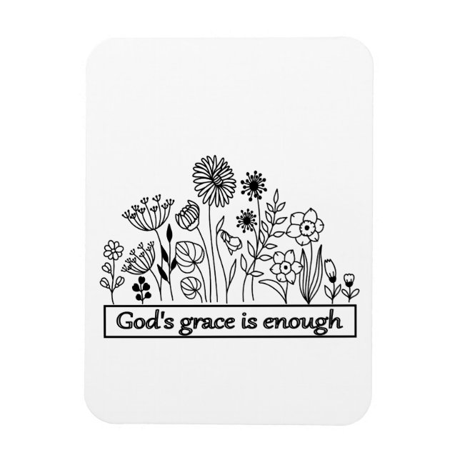 Det räcker med en gudfrukt magnet (Vertikal)