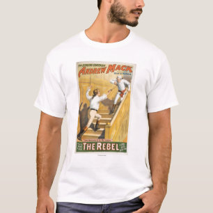"Det rebelliska" irländska revoltdramat - fäktning T Shirt