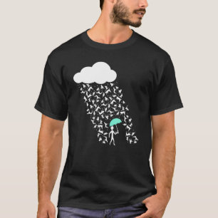 Det Regnar Katter Och Hundar Söt Rolig Canine Feli T Shirt