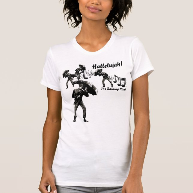 Det regnar manar! t-shirt (Framsida)