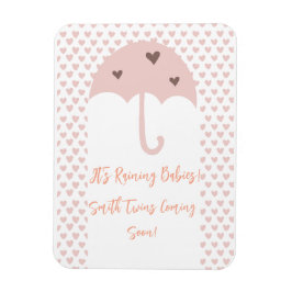 Det Regnar Tvillingar Graviditetsmagnet Magnet