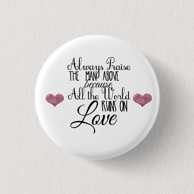 det religiösa ordstävet knäppas knapp (Framsida)