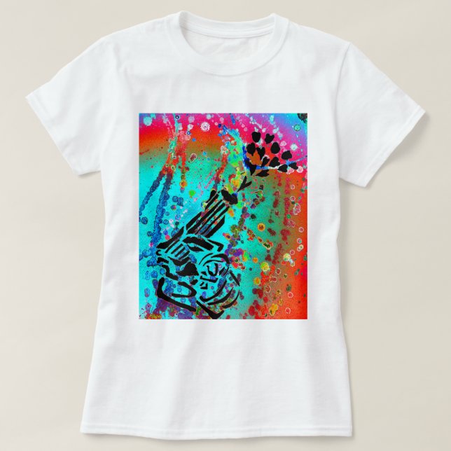 Det Remixed kärlekvapnet Tee Shirt (Design framsida)