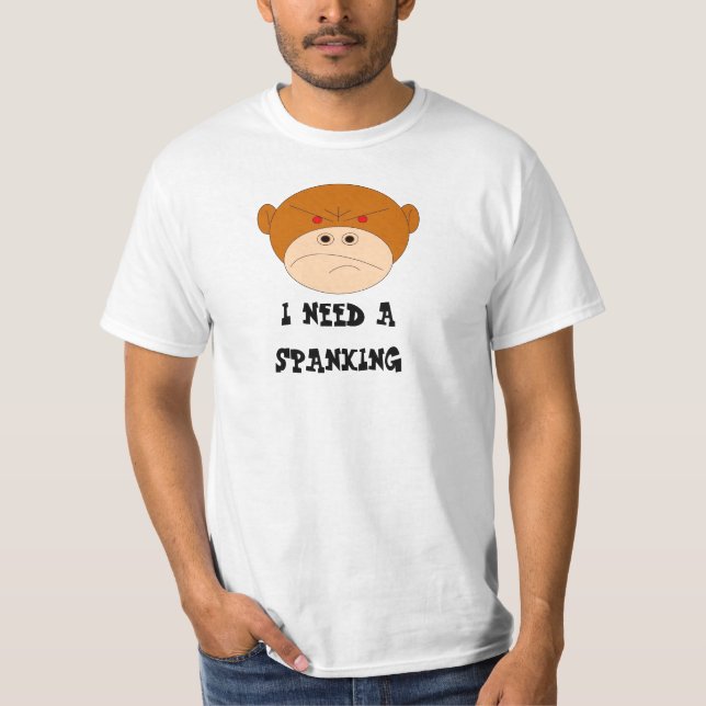 Det rena logotypHUVUDET, BEHÖVER JAG en SPANKING Tee Shirt (Framsida)