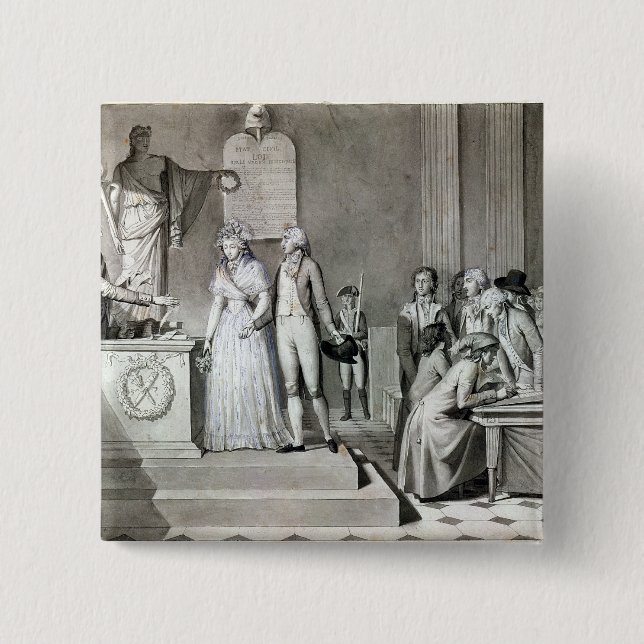 Det republikanska giftermål knapp (Framsida)