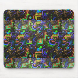 Det Retro gallerit mattar designen Mousepad Musmatta