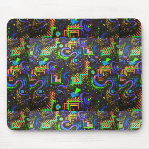 Det Retro gallerit mattar designen Mousepad Musmatta