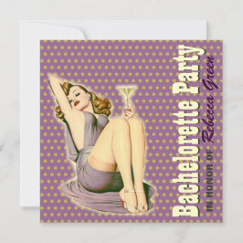 det retro modmönster klämmer fast upp inbjudningar