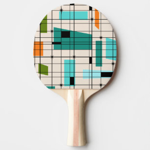 Det Retro rastret & Starbursts pingen Pong paddlar Pingisracket