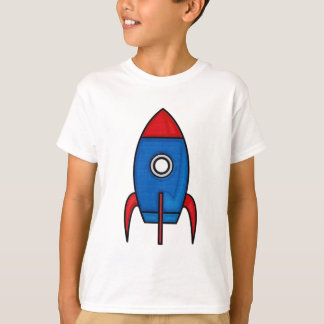 Det Retro utrymmeraket lurar T-tröja Tee Shirt