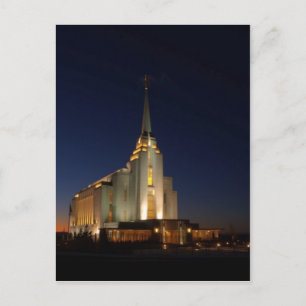 Det Rexburg LDS tempelet Vykort