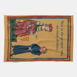 Det riktigt långt att tvätta disk kökshandduk