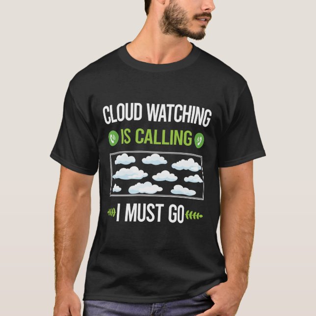 Det ringer molnet vaknar t shirt (Framsida)