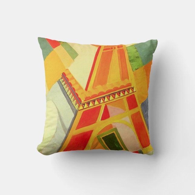 Det Robert Delaunay Eiffel torn kudder Kudde (Framsida)
