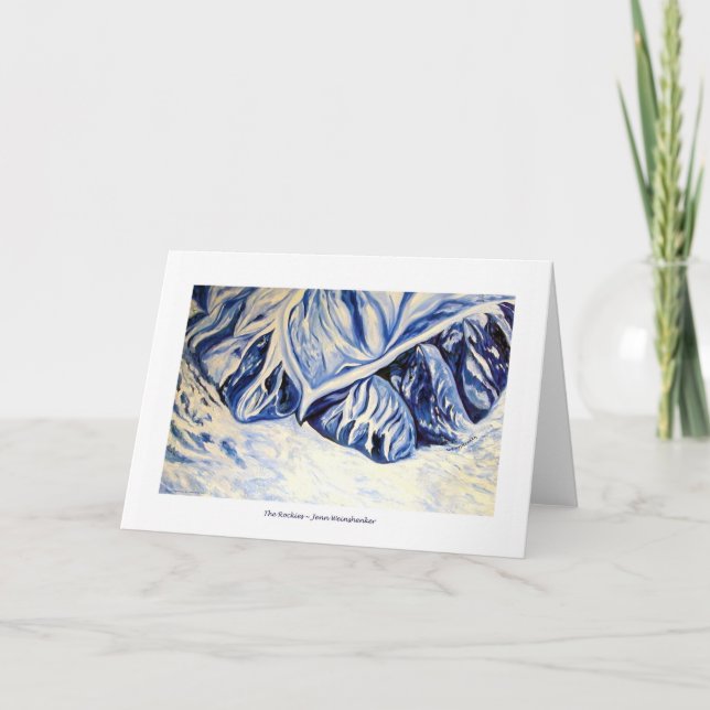 Det Rockies HÄLSNINGKORTET Kort (Framsida)