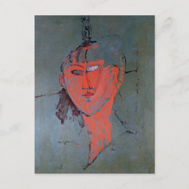 Det röda huvudet, c.1915 vykort (Framsida)