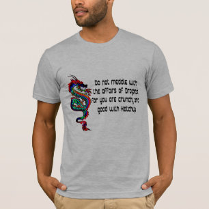 Det röda ögat rörar inte med drakeT-tröjadunge T-shirt