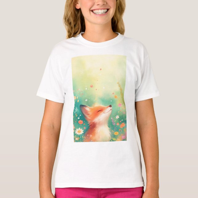 Det Röda Rävens Leende T Shirt (Framsida)