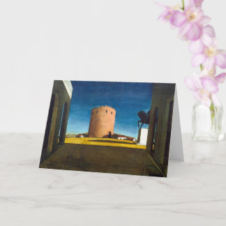 Det röda tornet | Giorgio de Chirico | Kort