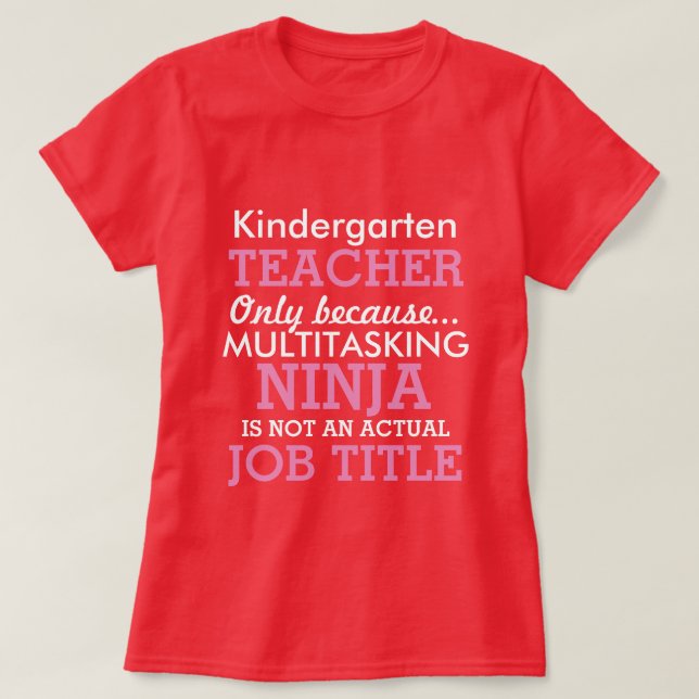 Det roliga dagiset skolar läraregillande t-shirt (Design framsida)