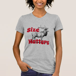 Det roliga "formatet betyder" älg med den stora t shirt