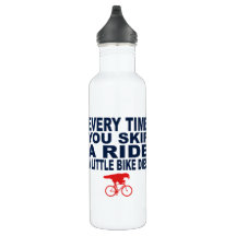 Det roliga överhoppet en ritt en cykel dör lite