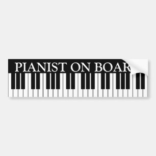 Det roliga pianot stämm bildekalet för pianist bildekal