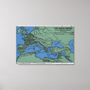 Det romerska imperiet i dess Underbarare utsträckn Canvastryck