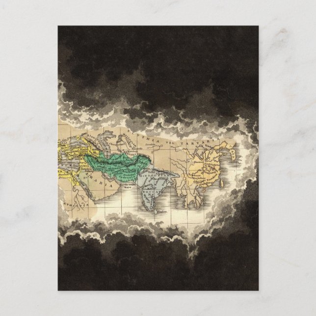 Det romerska riket i Augustan 1 AD Vykort (Framsida)