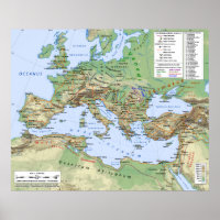 Det romerska riket Karta under kejsar Hadrians reg