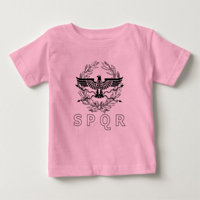 Det romerska riket SPQR Emblem Tee (Framsida)