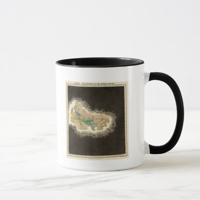 Det romerska rikets division 395 AD Mugg (Höger)