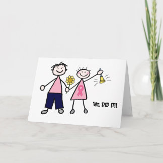 Det rosa bandet Chemo sätta en klocka på kopplar Kort