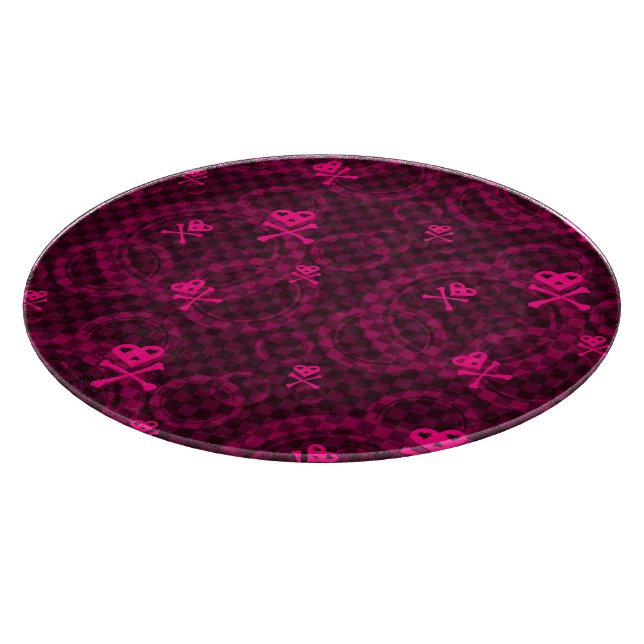 Det rosa Emo mönster med cirklar (Hörn)