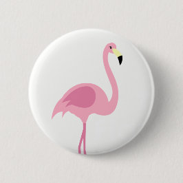Det rosa Flamingoemblem klämmer fast knäppas Knapp