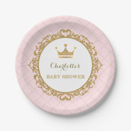 Det rosa guld- partyet för princessen baby shower