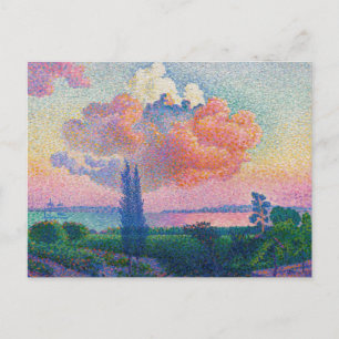 Det rosa molnet, målning av Henri-Edmond Cross Vykort